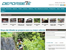 Tablet Screenshot of deporsiete.com
